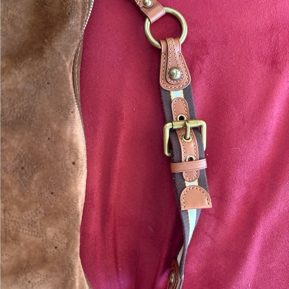 Brown Suede Women's Bag - Picture 4 of 7